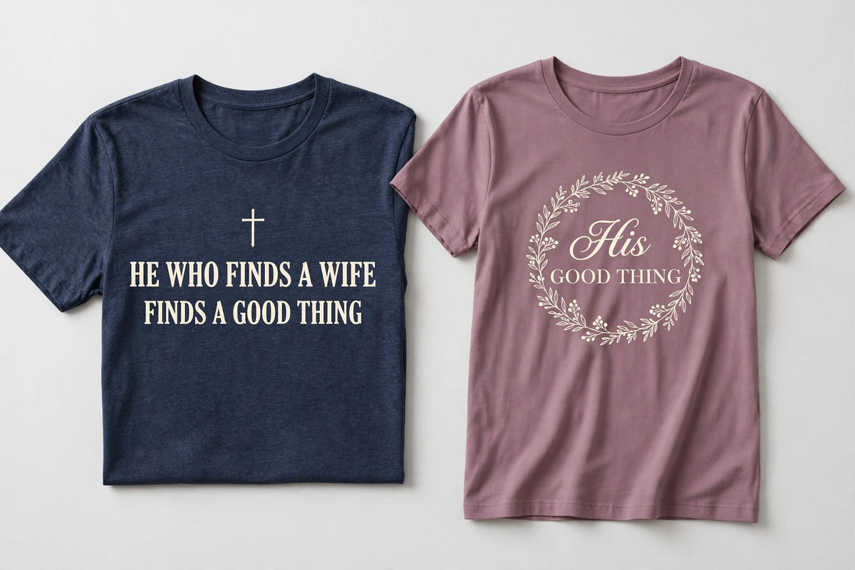 His Good Thing — Women's Couples Tee concept art