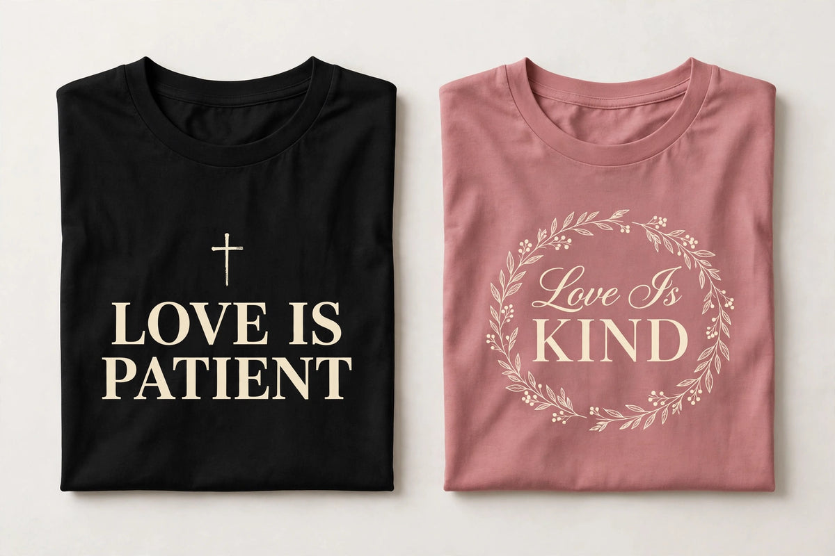 Love Is Kind — Women's Couples Tee concept art