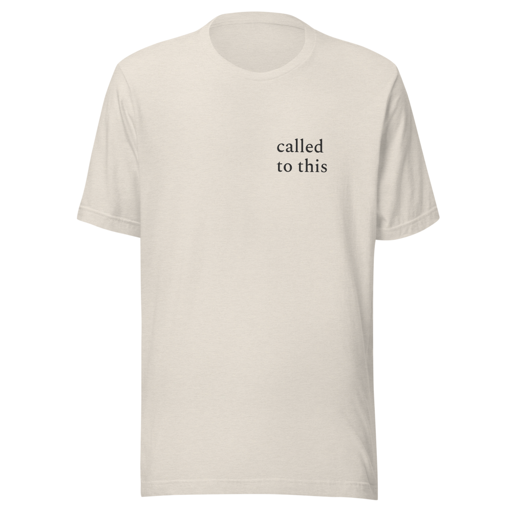 Called To This — Men's Faith Tee — Heather Dust