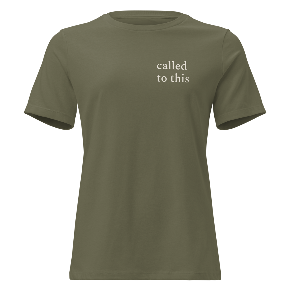 Called To This — Faith Tee — Military Green