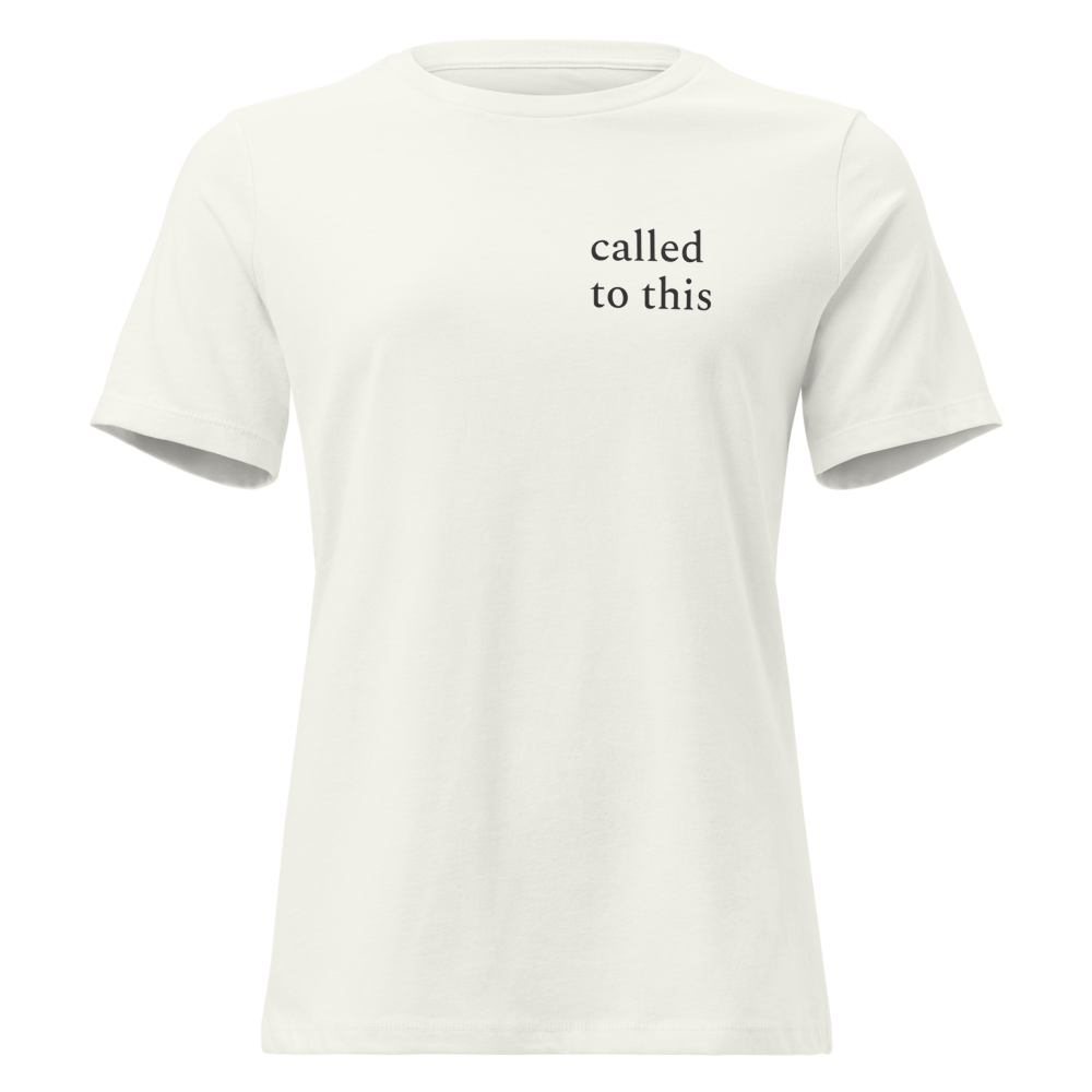 Called To This — Faith Tee — Vintage White