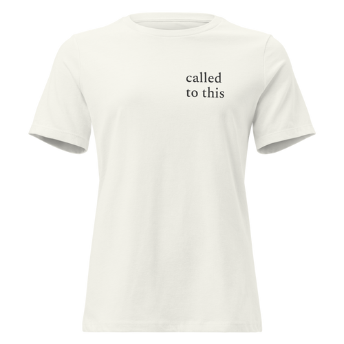 Called To This — Faith Tee — Vintage White